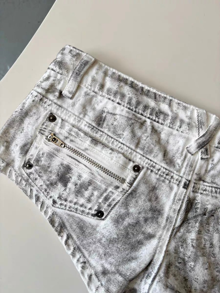 Studded Strap Micro Shorts