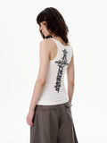 Cross Back Slim V-Neck