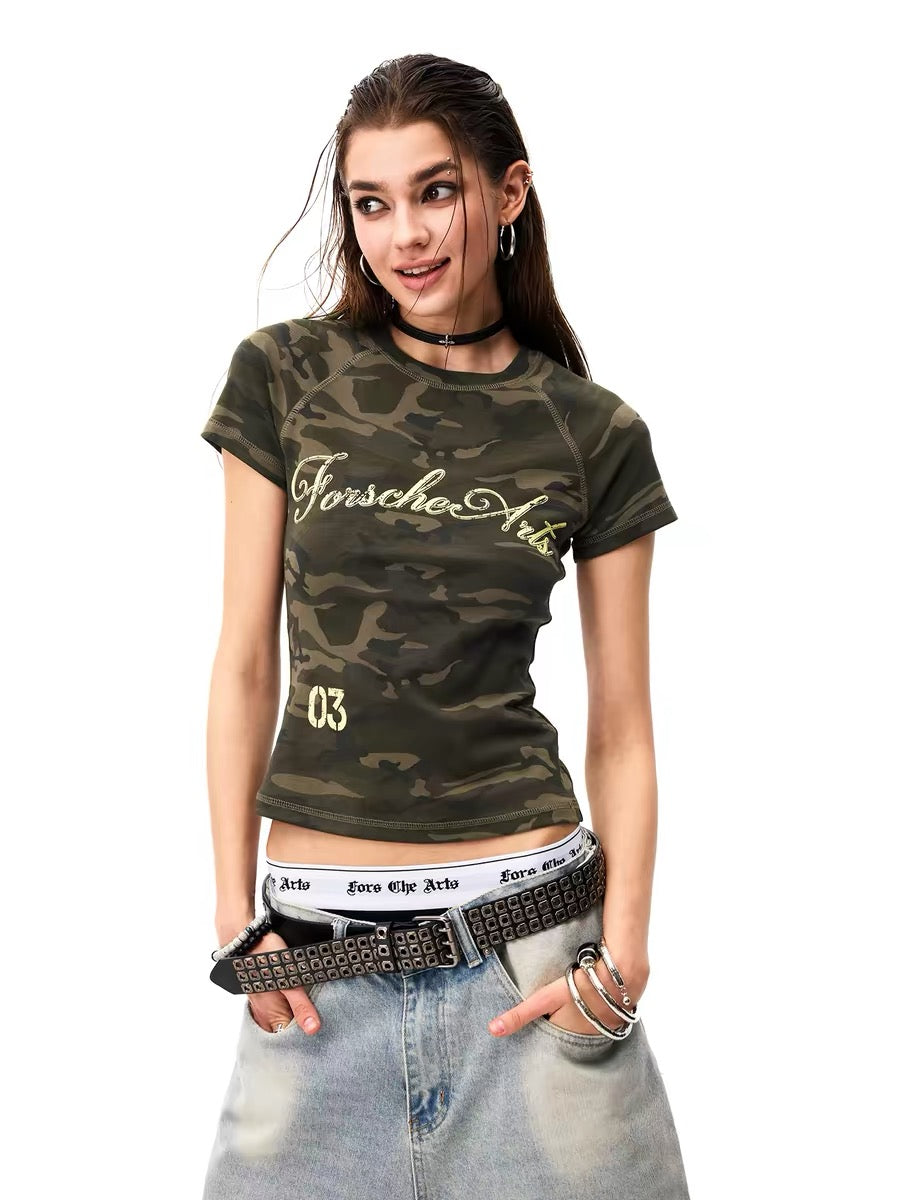 Camouflage Baby Tee