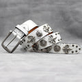 Snakeskin Studded Belt