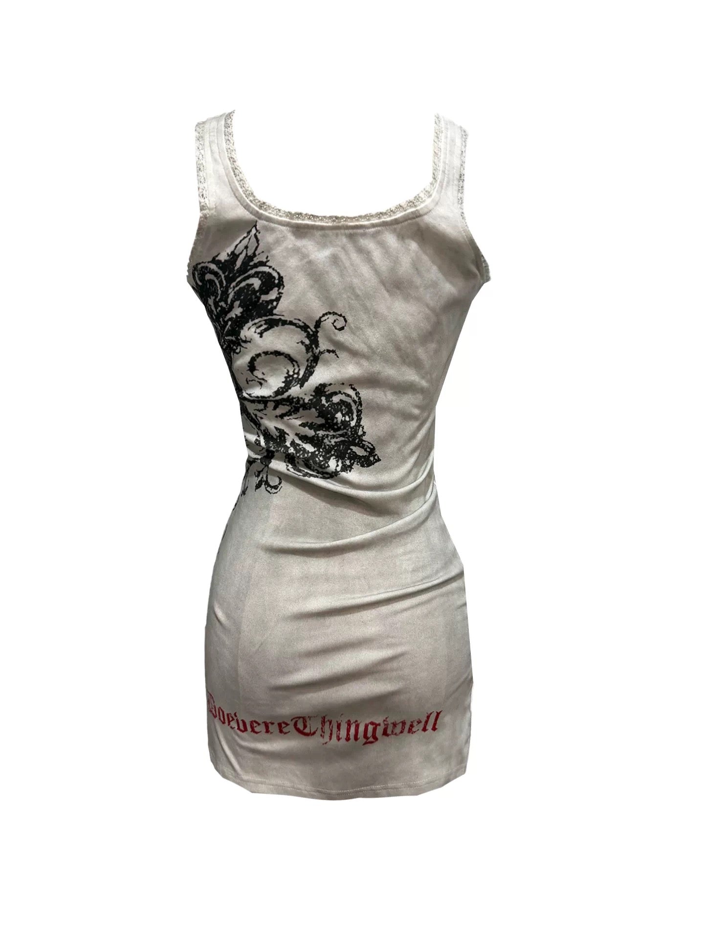 Gothic Cross Lace Tank