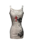 Gothic Cross Lace Tank