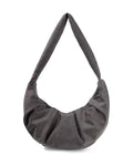 Imitation Sheepskin Croissant Bag