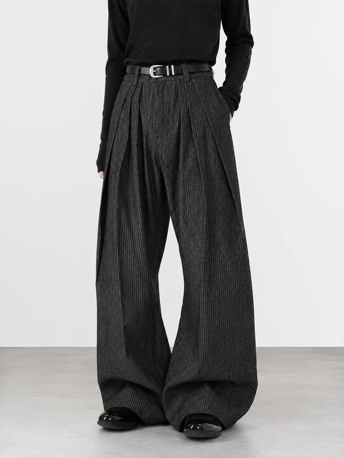 HABON Trible Pleat Trousers