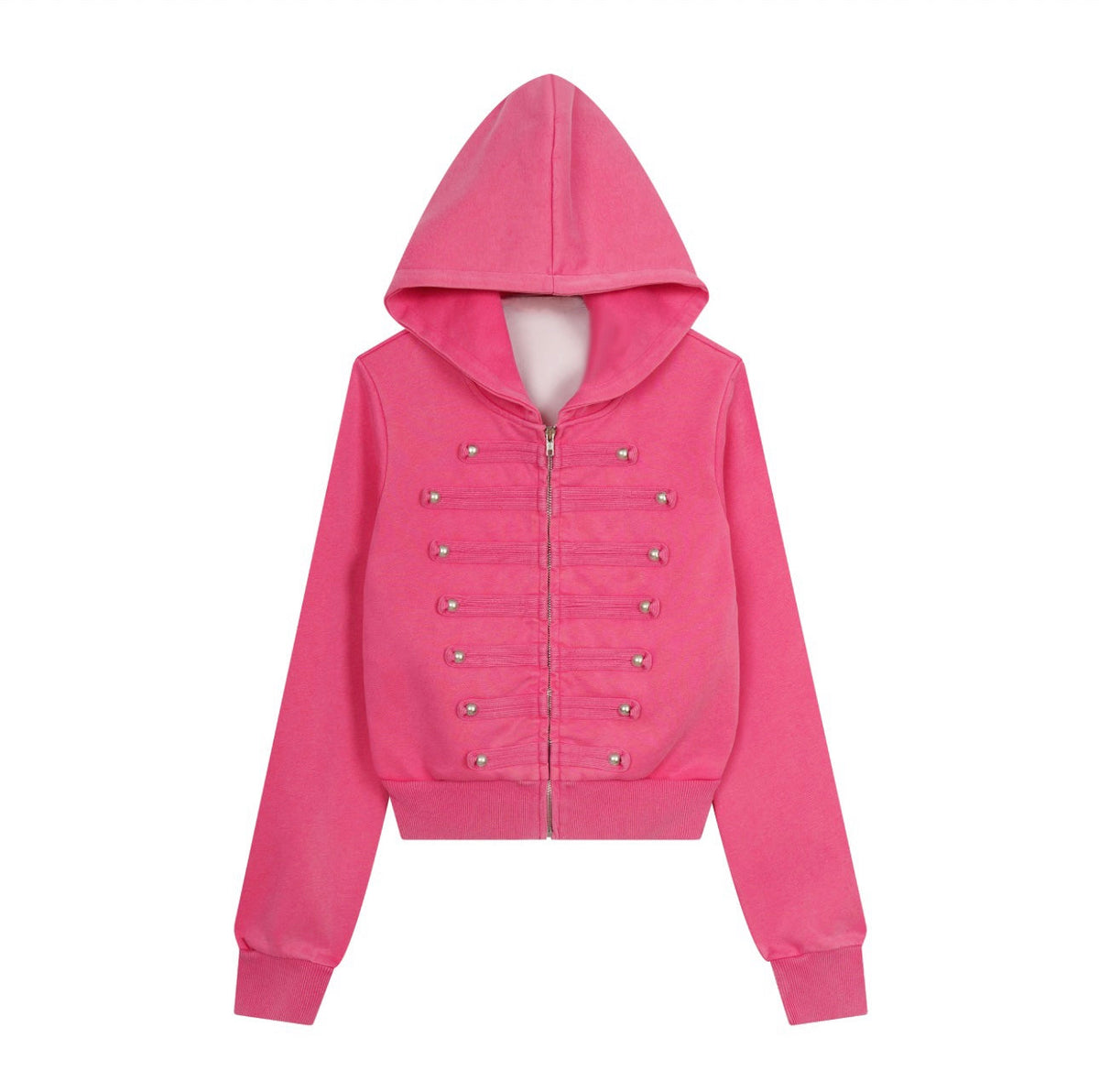 HABON Napoleon Vintage Washed Zip-Up Hoodie
