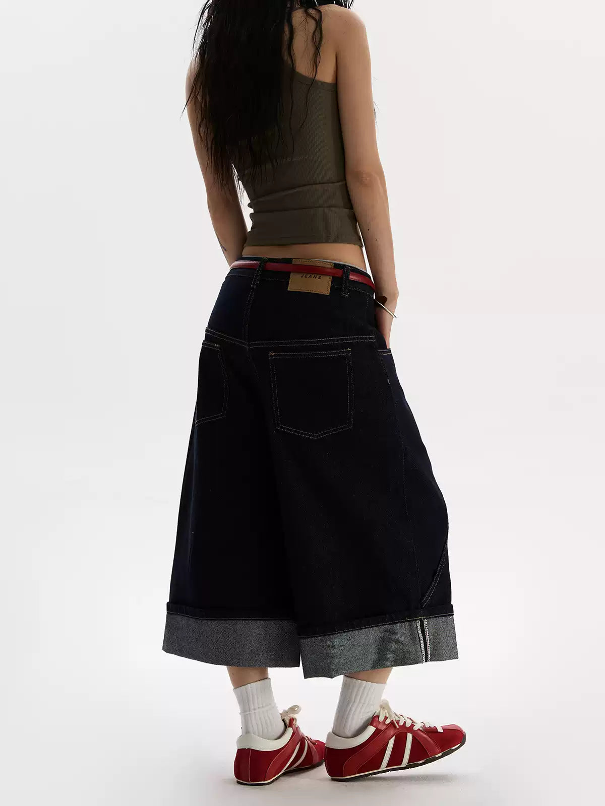 Cuff Denim Jorts