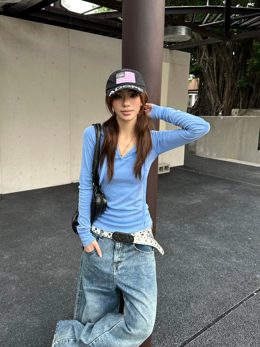 Unisex Oversized American Style Denim Jeans