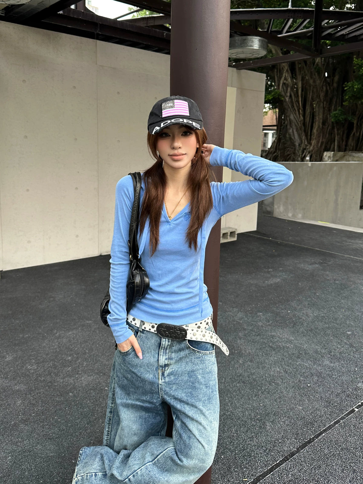 Unisex Oversized American Style Denim Jeans