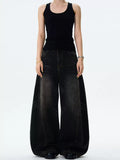 Retro Cat Whisker Scimitar Jeans