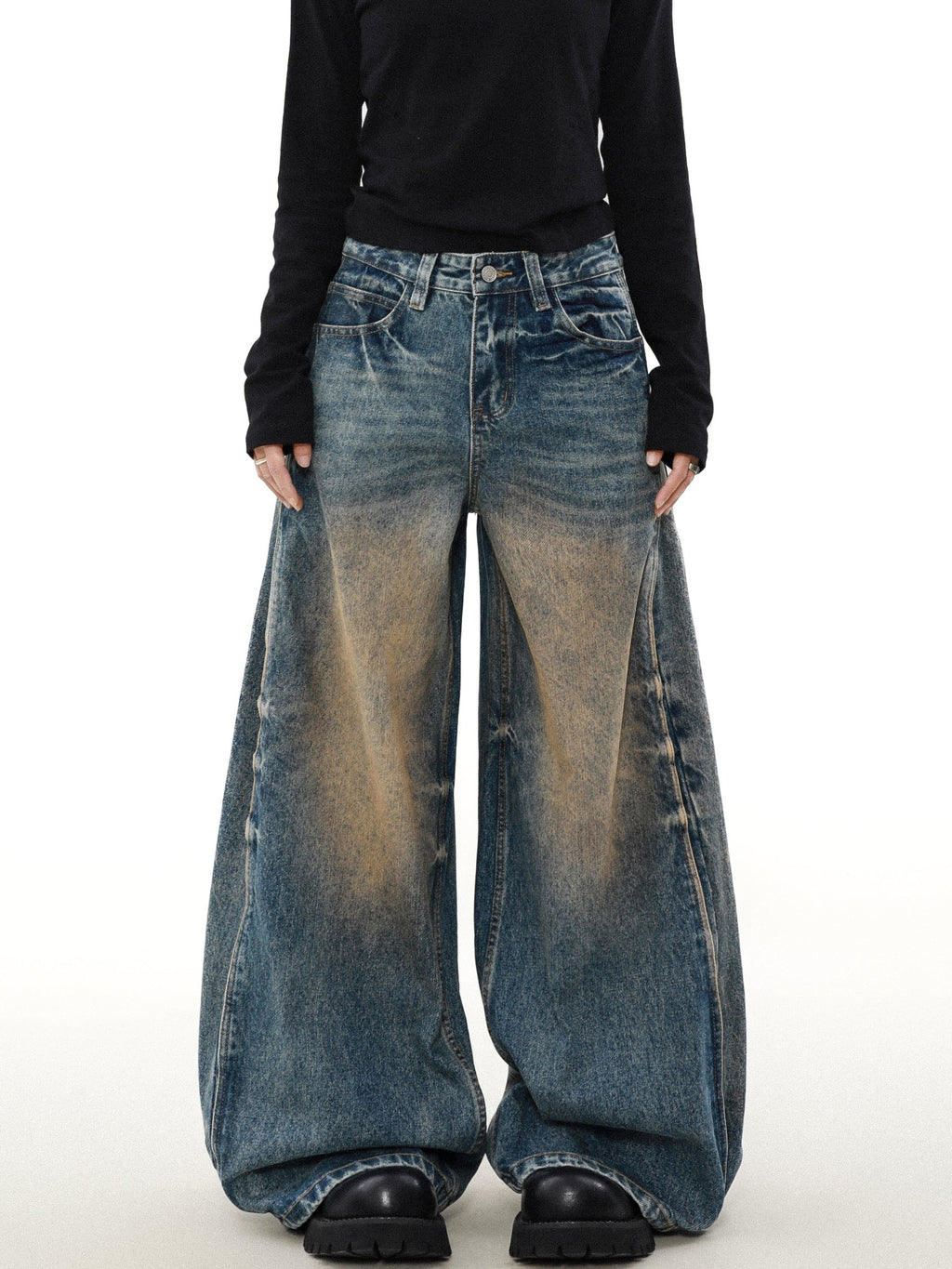 Old Mud-Dyed Jeans