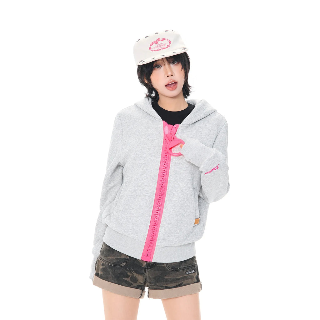 HABON Big Zip Oversized Hoodie