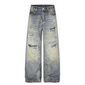Vintage Leopard Patchwork Jeans