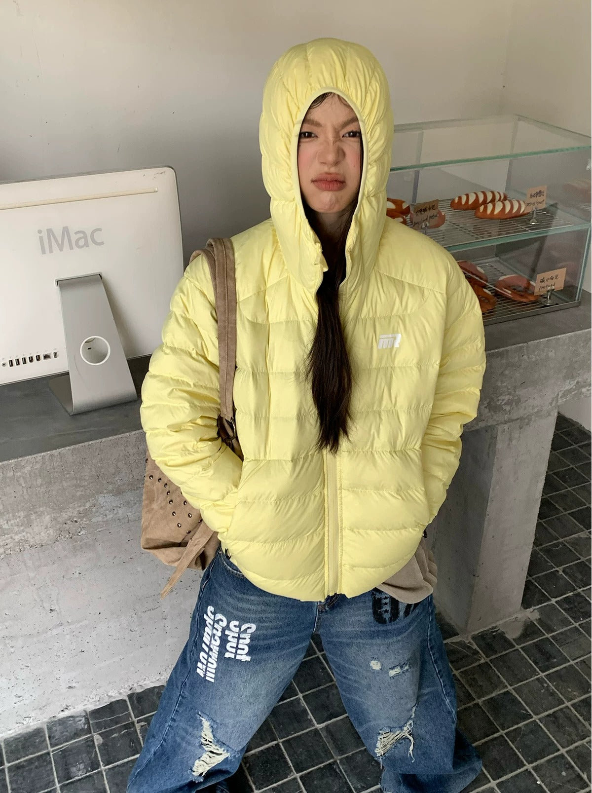 HABON Unisex Hooded Lightweight Down Jacket