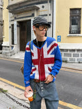 HABON British Flag Knit Sweater