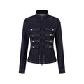 HABON Napoleon Cropped Denim Jacket